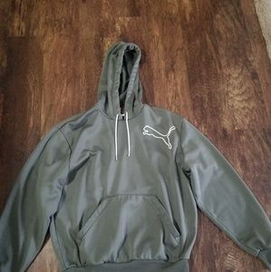 Gray puma hoodie